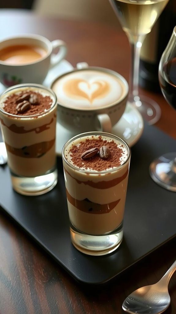 pairing drinks for tiramisu