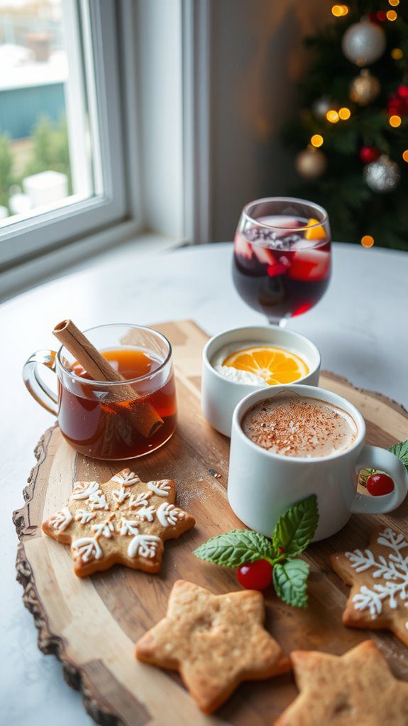 pairing drinks with cookies