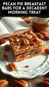 Pecan Pie Breakfast Bars for a Decadent Morning Treat