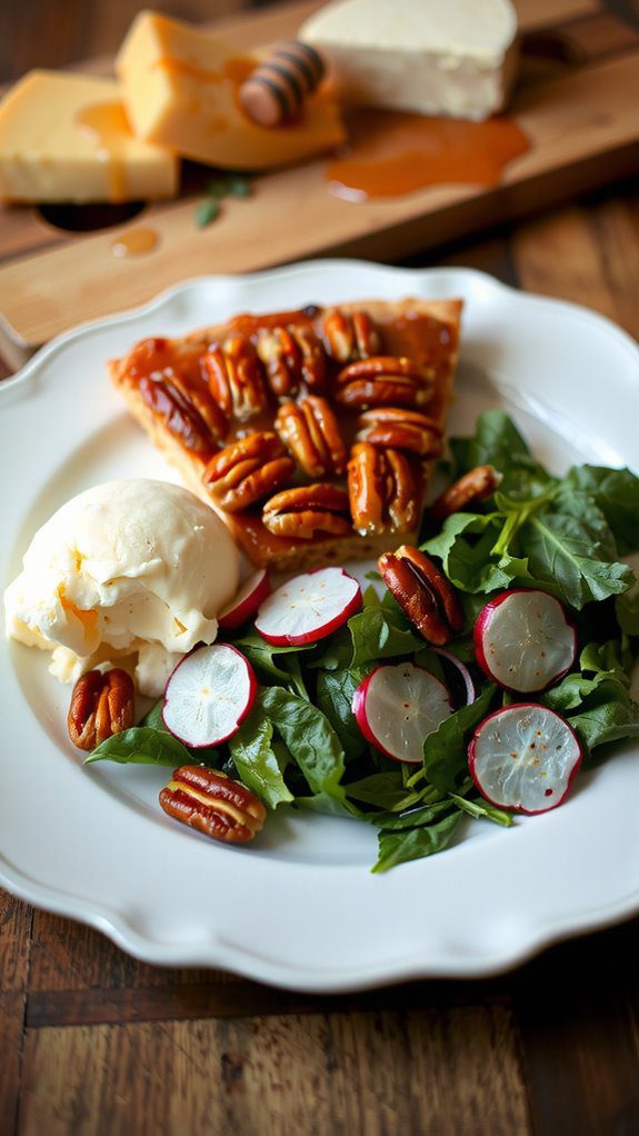pecan tart dish pairings