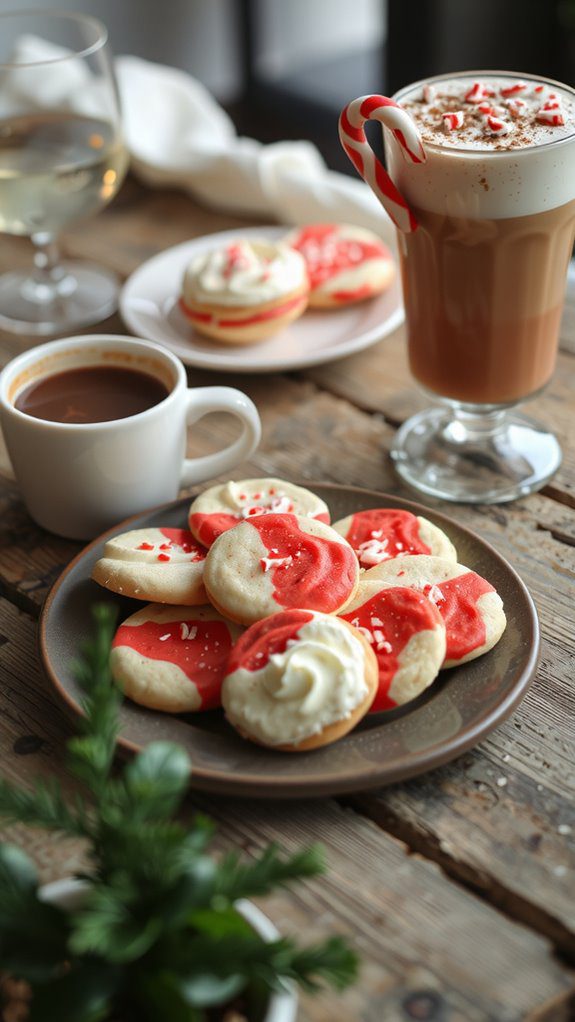 peppermint cookie drink pairings