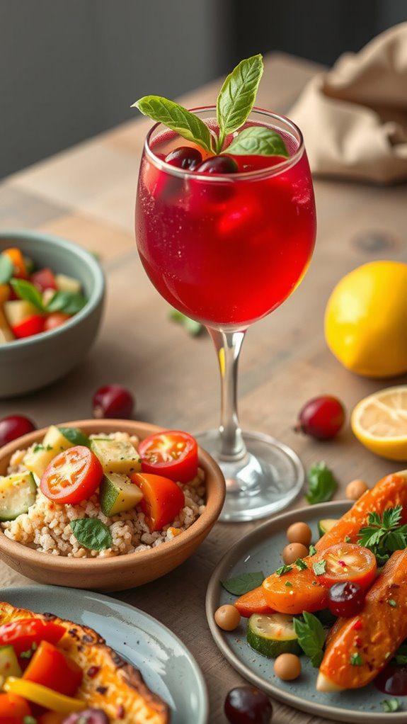 perfect pairing for mocktail