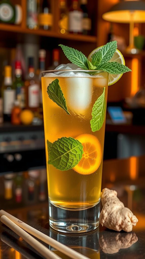 plating enhances drink presentation