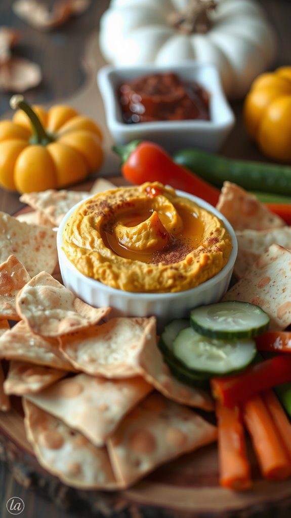 pumpkin spice hummus pairings