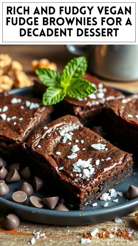 Rich and Fudgy Vegan Fudge Brownies for a Decadent Dessert