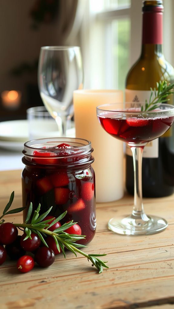 rosemary cranberry jam pairings