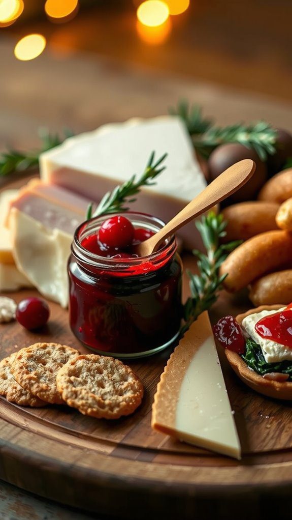 rosemary cranberry jam pairings