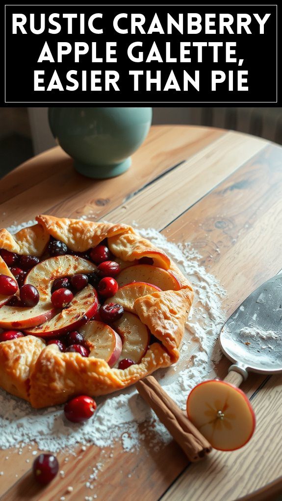 Rustic Cranberry Apple Galette, Easier Than Pie