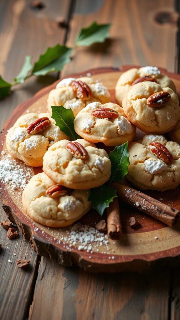 rustic platter with garnishes