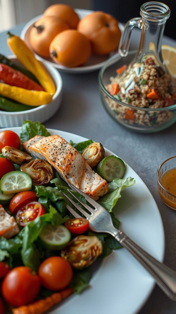 salmon salad meal pairings