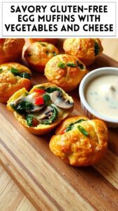 Savory Gluten-Free Egg Muffins With Vegetables and Cheese