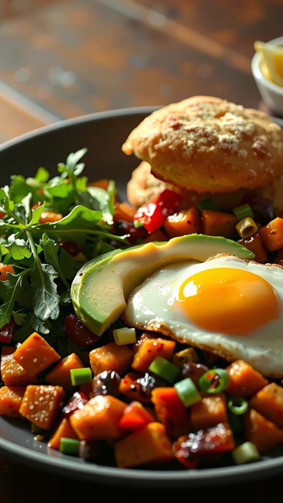 savory sweet potato hash pairings