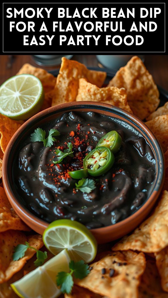 Smoky Black Bean Dip for a Flavorful and Easy Party Food