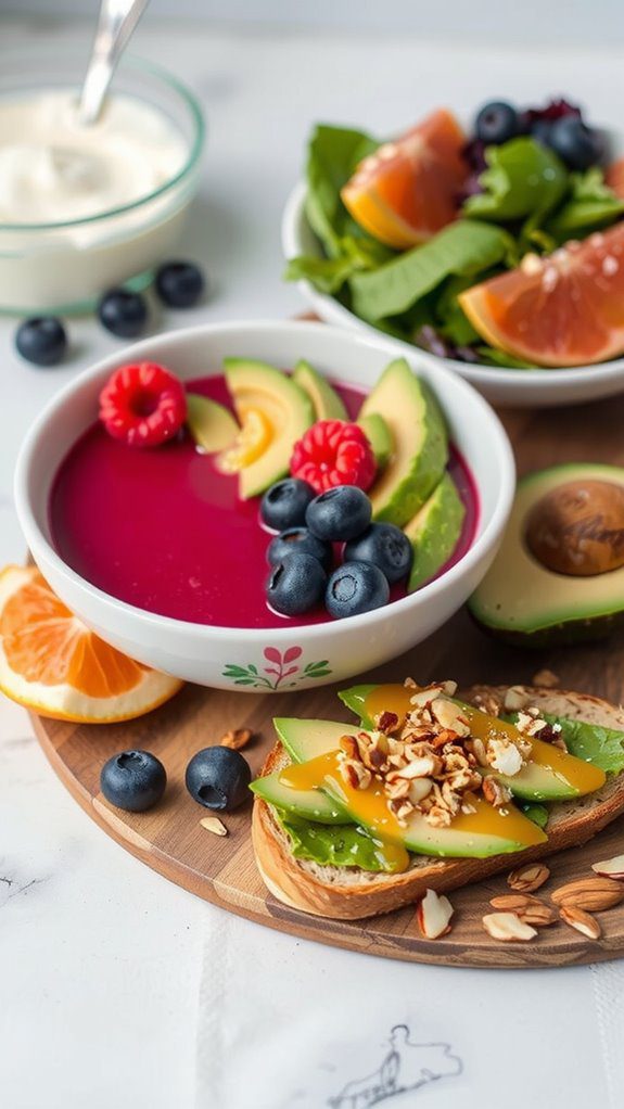 smoothie bowl dish pairings