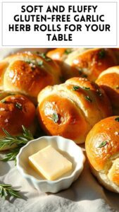 Soft and Fluffy Gluten-Free Garlic Herb Rolls for Your Table