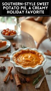 Southern-Style Sweet Potato Pie, a Creamy Holiday Favorite
