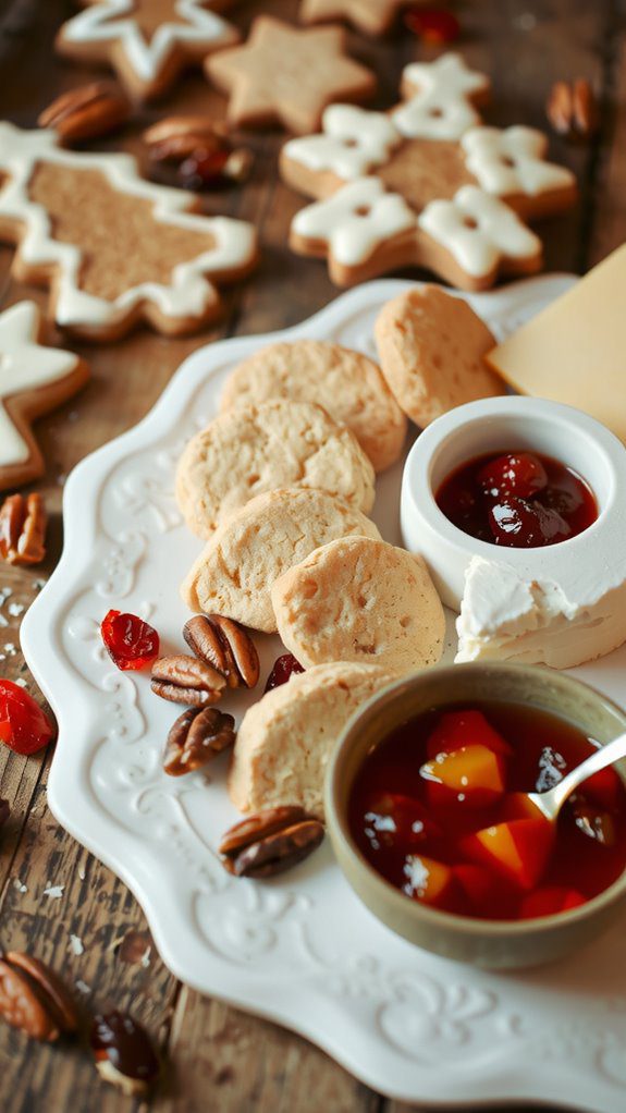 spiced shortbread festive pairings