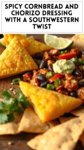 Spicy Cornbread and Chorizo Dressing With a Southwestern Twist