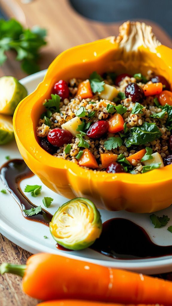 striking presentation for squash