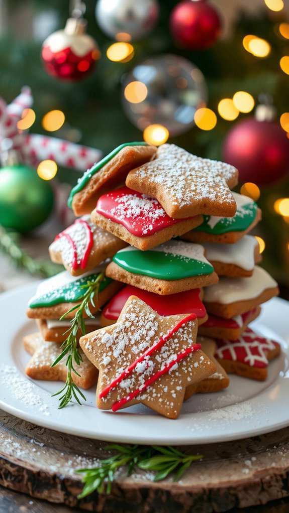 stunning gingerbread cookie presentation