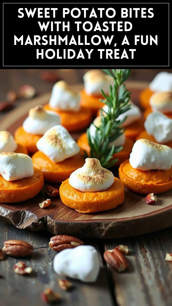 Sweet Potato Bites With Toasted Marshmallow, a Fun Holiday Treat