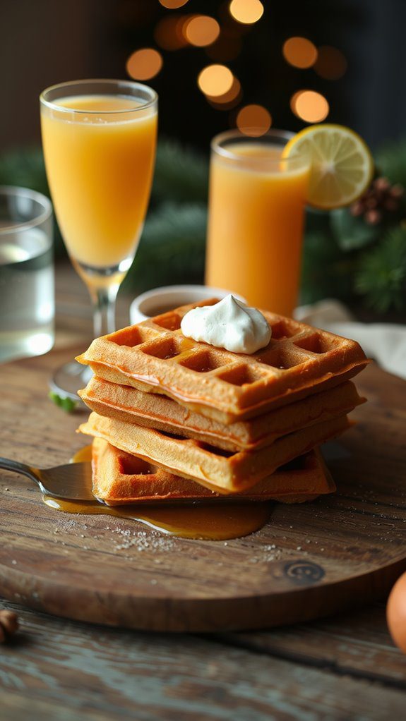 sweet potato waffle pairings