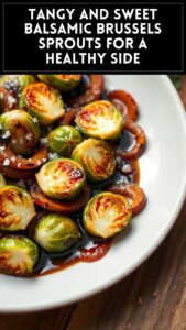 Tangy and Sweet Balsamic Brussels Sprouts for a Healthy Side