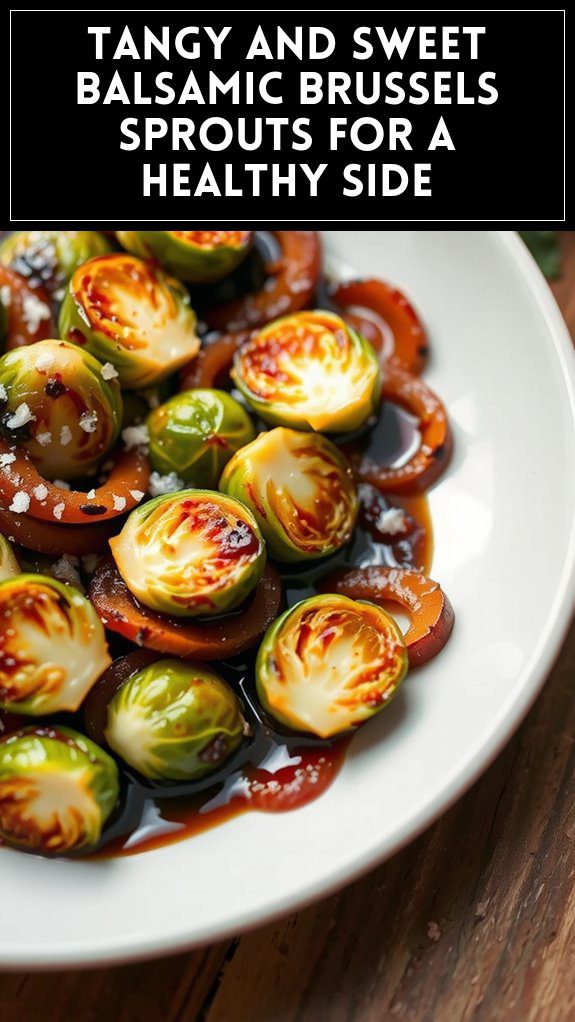 Tangy and Sweet Balsamic Brussels Sprouts for a Healthy Side