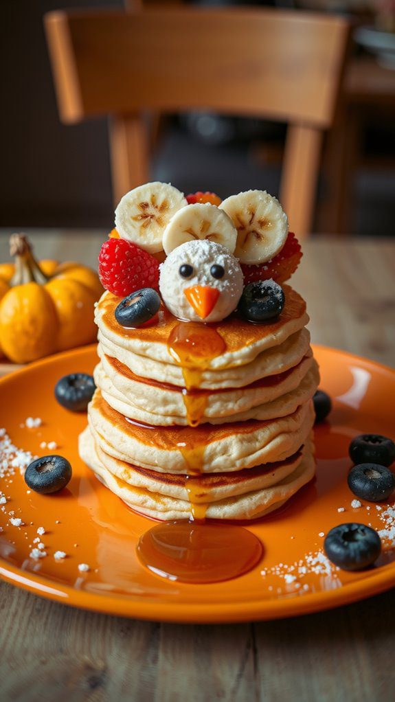 thanksgiving pancake presentation tips