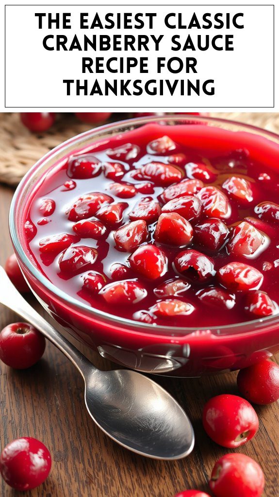 The Easiest Classic Cranberry Sauce Recipe for Thanksgiving