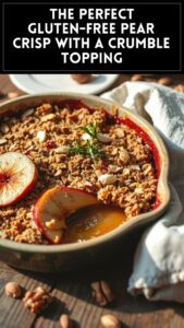 The Perfect Gluten-Free Pear Crisp With a Crumble Topping