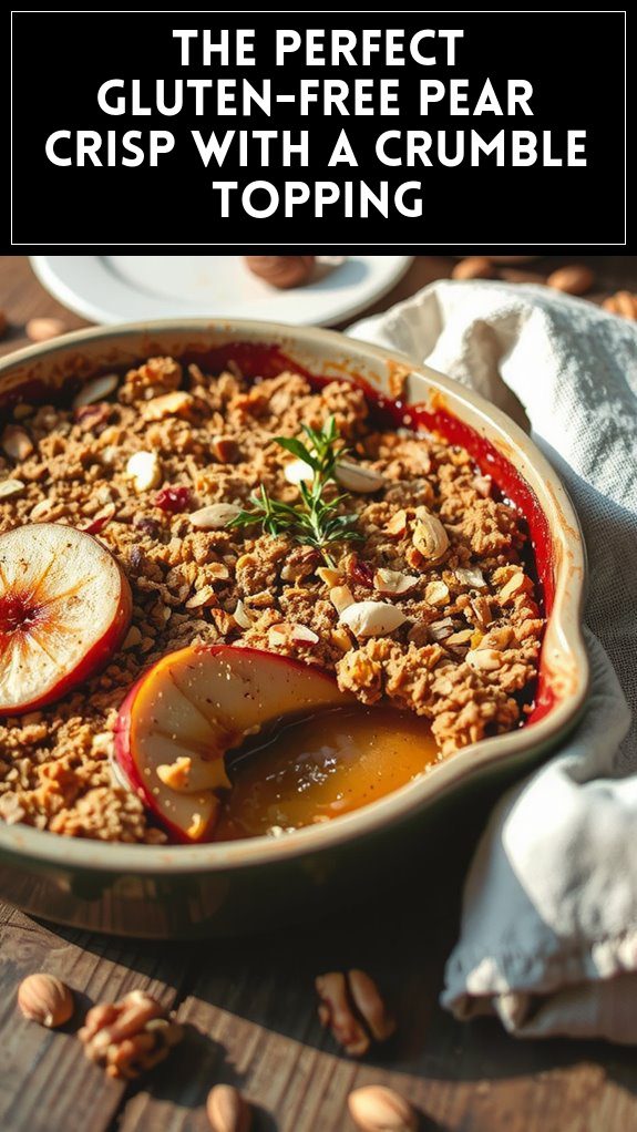 The Perfect Gluten-Free Pear Crisp With a Crumble Topping