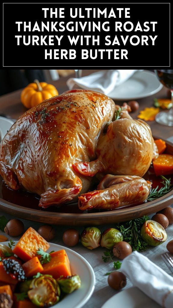The Ultimate Thanksgiving Roast Turkey With Savory Herb Butter