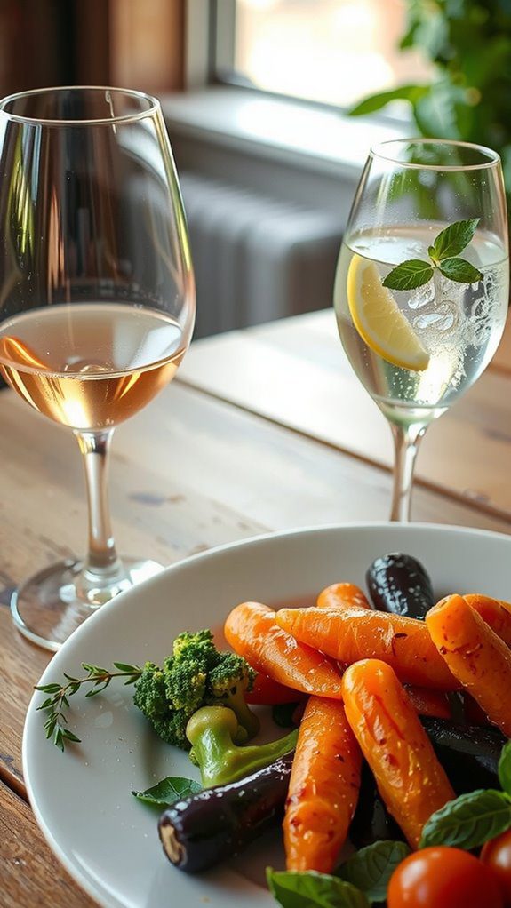 vegetable drink pairing suggestions