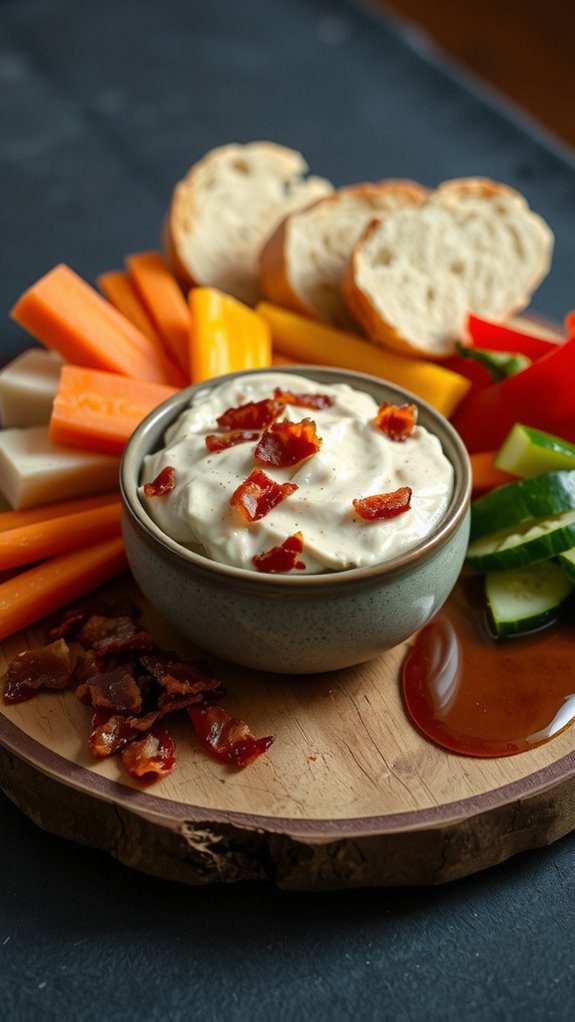 versatile maple bacon dip