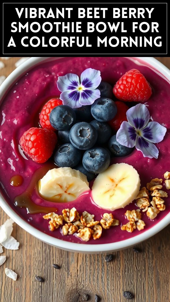 Vibrant Beet Berry Smoothie Bowl for a Colorful Morning