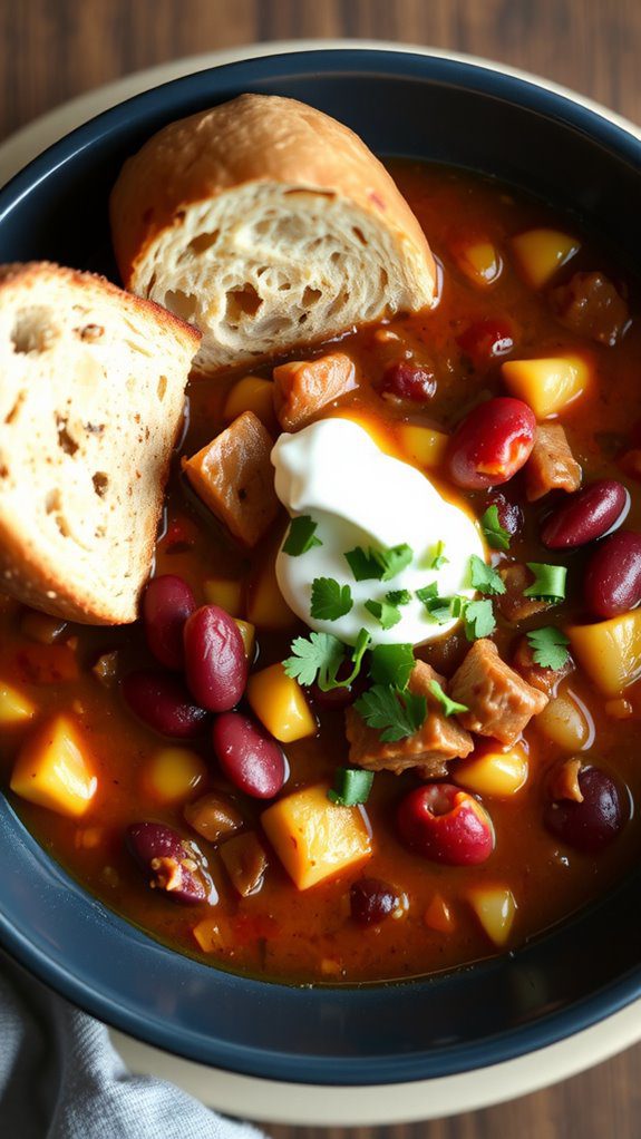 vibrant bowl fresh garnish