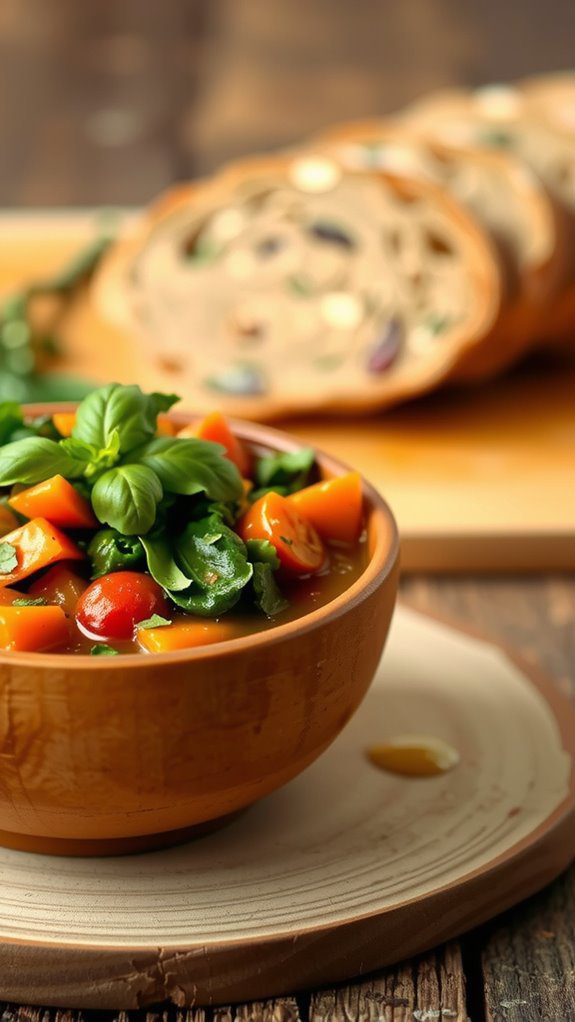 vibrant garnishes thoughtful presentation