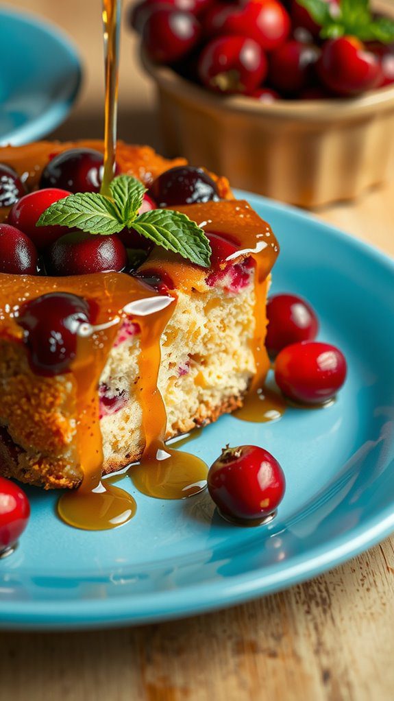 vibrant plate and garnish