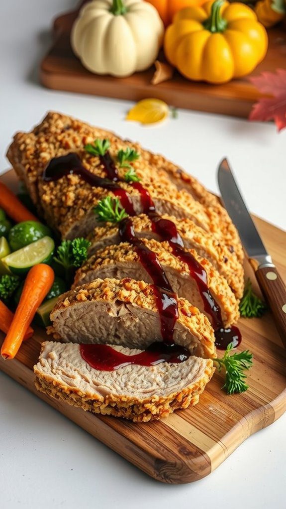 vibrant platter with garnish