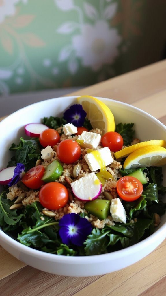 vibrant salad presentation tips