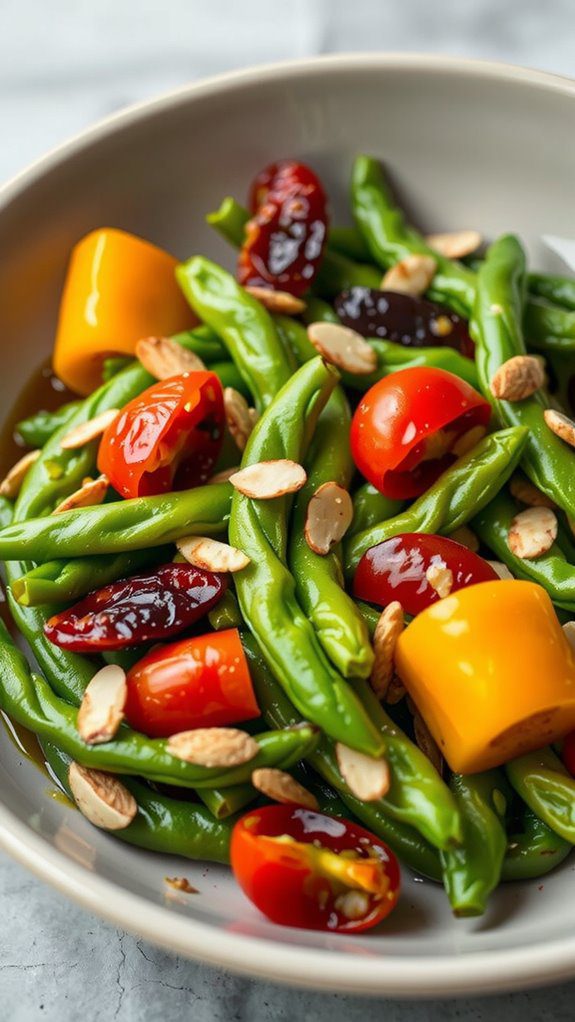 vibrant vegetable bowl arrangement