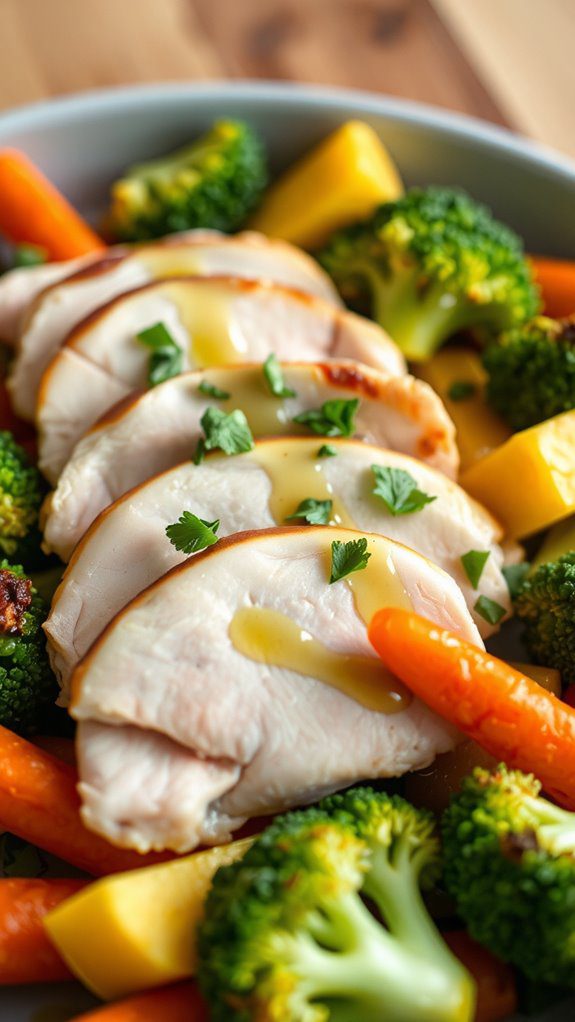 visually appealing turkey presentation