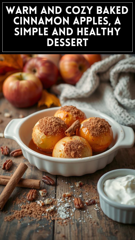 Warm and Cozy Baked Cinnamon Apples, a Simple and Healthy Dessert