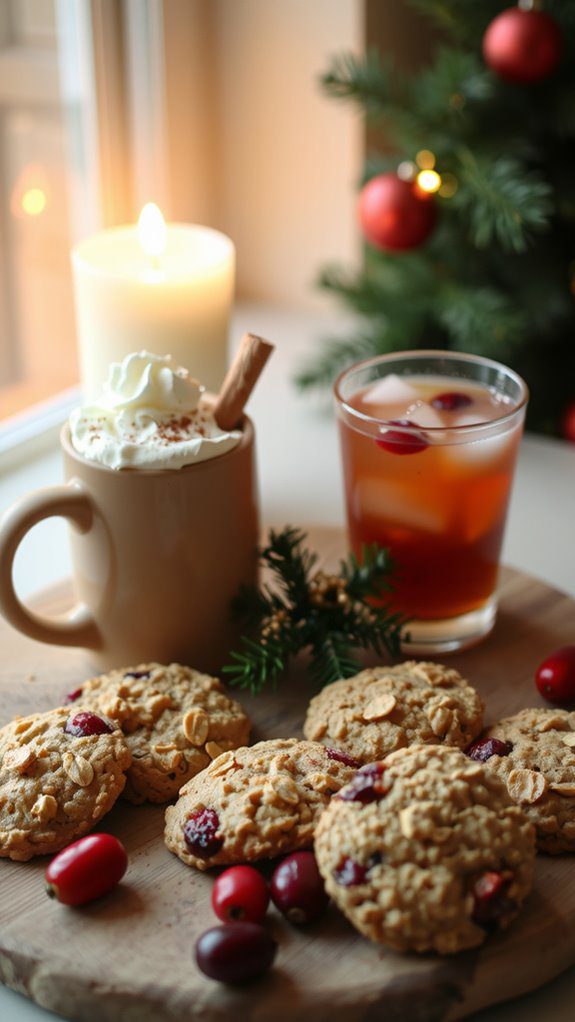 warm beverages enhance cookies