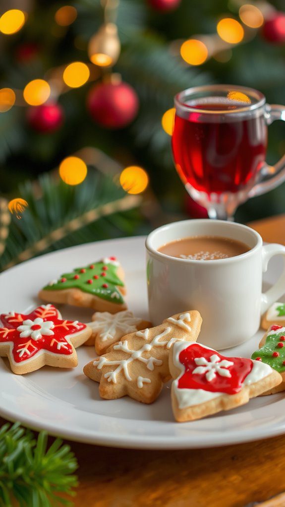 warm drinks enhance cookies