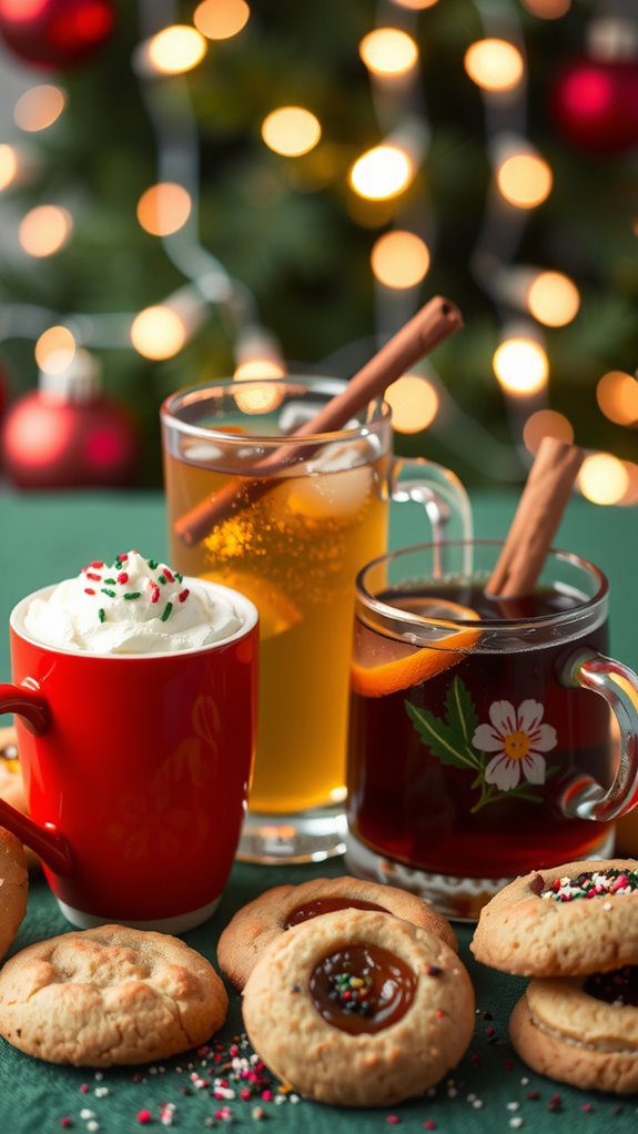 warm drinks for cookies