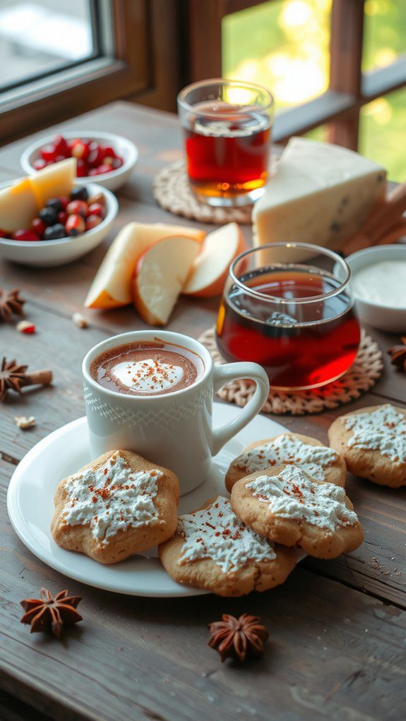 warm spice cookie pairings