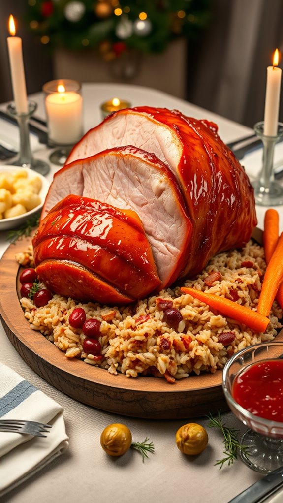 apricot glazed ham recipe