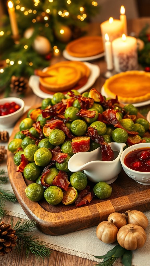 bacon infused brussels sprouts delight